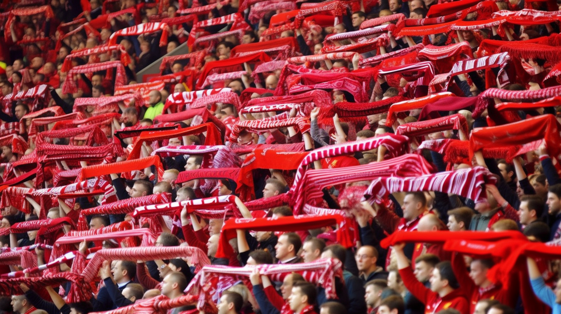 Liverpool scarves Anfield