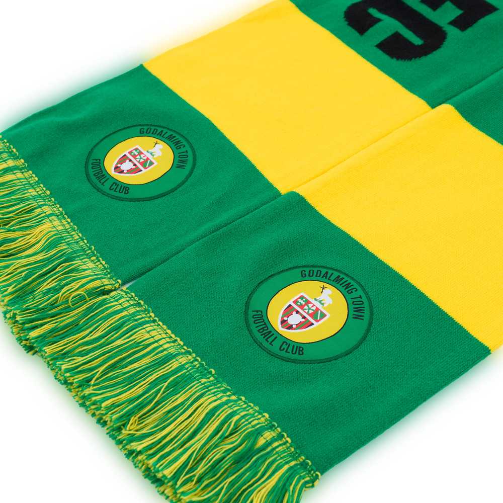 Custom HD Deluxe Scarf with woven badges