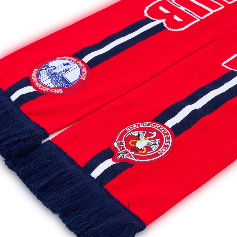 Custom HD Deluxe Scarf with woven badges