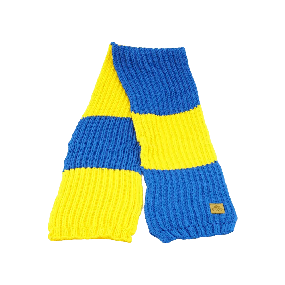 Custom retro knitted scarf