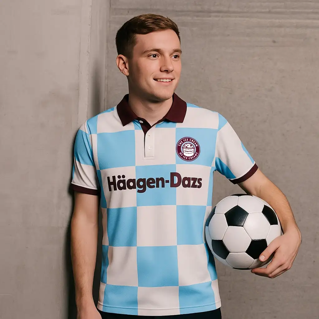 Home - - Need custom sports merchandise or teamwear? Our team of real designers will turn your idea into a unique, professional design—completely free. Whether it’s for a sports team, club, or company, we’ll create something that fits your style, from football shirts to scarves and more. - - 5